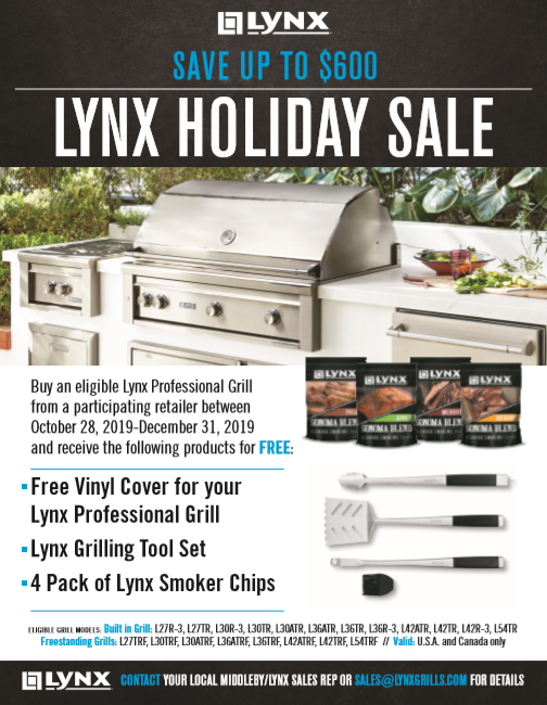 get a discount on lynx grills